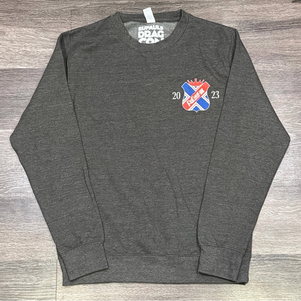 Rupauls Drag Race Drag Con Sweatshirt Gray Pullover Adult Small